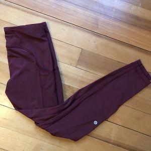 Lululemon Speed Up Tight Brick Color